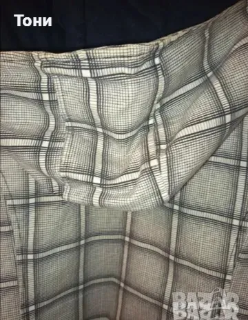 Дамско Карирано Яке с Качулка М, снимка 4 - Якета - 49525614