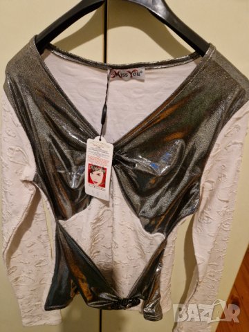 само днес Нова фръци блузка, снимка 2 - Блузи с дълъг ръкав и пуловери - 39640894