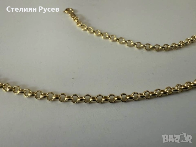 НОВ 8.42гр 55см  златен ланец версаче / златно колие / синджир / ланец / злато / златен / GOLD 585 /, снимка 8 - Колиета, медальони, синджири - 52066276