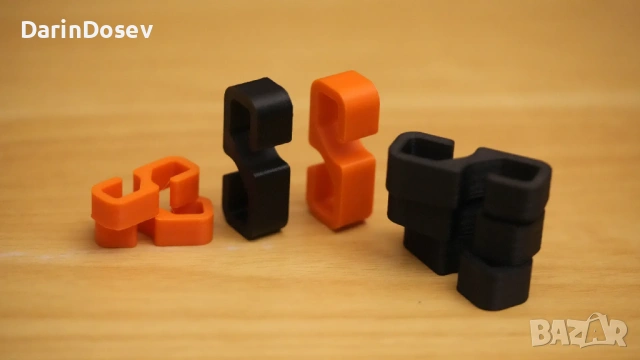 3D Принитани щипки за кабели, снимка 2 - USB кабели - 53384861