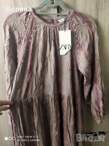 НАМАЛЕНА - ZARA нова дълга лятна рокля етно мотиви , снимка 7 - Рокли - 41736882