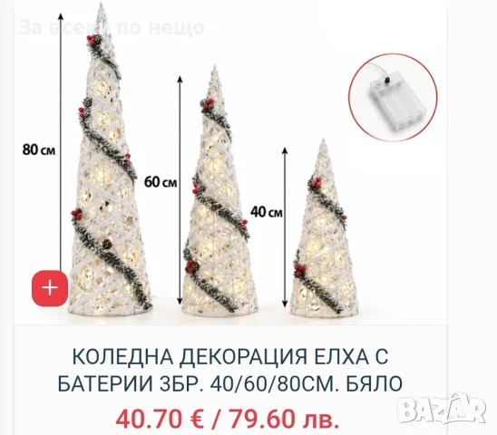 Коледна елха изкуствена различни модели, снимка 4 - Декорация за дома - 56265837