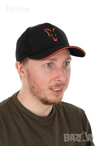 Шапка Fox Collection Baseball Cap Black/Orange