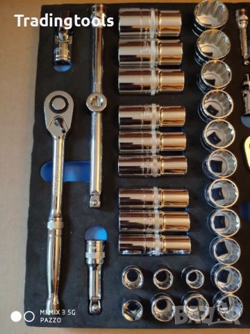 DRAPER EXPERT гедоре /гидория 1/4 3/8 1/2 96части вложки камъни комплект, снимка 4 - Гедорета - 52856128