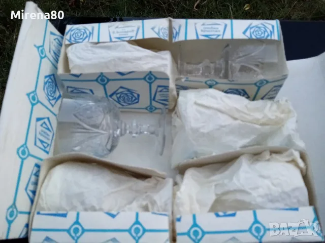 Кристален сервиз за вино - Сливен - нов !, снимка 9 - Сервизи - 56060917