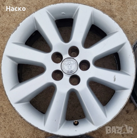 Джанти 16 Toyota Avensis 5x100 6.5J ET45 Тойота Авенсис 5х100 ЦО 54.1, снимка 4 - Гуми и джанти - 52543994