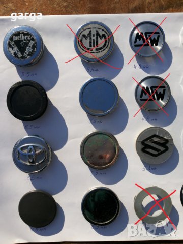 ЕДИНИЧНИ капачки за джанти, снимка 6 - Гуми и джанти - 41400540