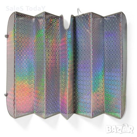 Сенник 145см, Слънцезащита, Предно стъкло, Алуминиево, 145х60, снимка 1