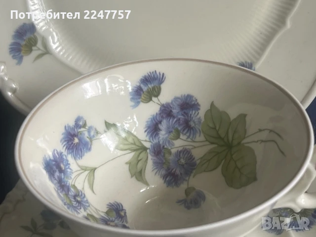 Троен сет порцелан Weimar 1924г, снимка 4 - Антикварни и старинни предмети - 51207603