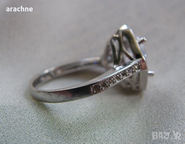 Сребърен пръстен, снимка 3 - Пръстени - 44257898