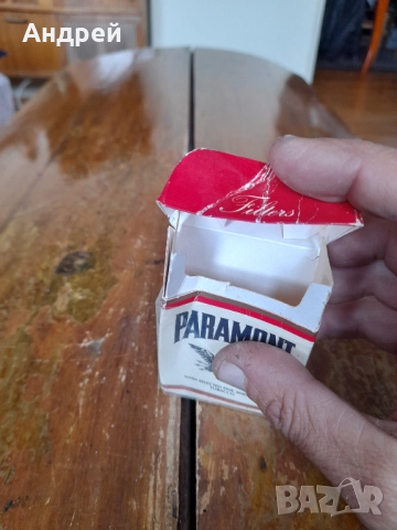 Кутия от цигари Paramont, снимка 6 - Колекции - 52940638