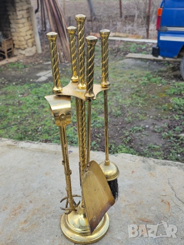 Комплект прибори за камина , снимка 2 - Камини - 53637724