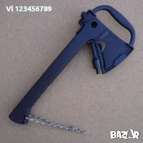 Брадвичка/томахавка/ + нож+точило+свирка, снимка 3 - Ножове - 50844298