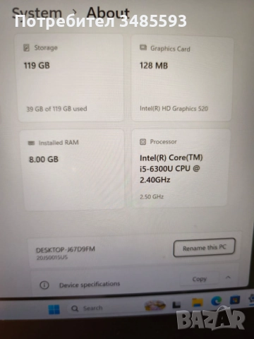 Lenovo T470s, снимка 10 - Лаптопи за работа - 51999192