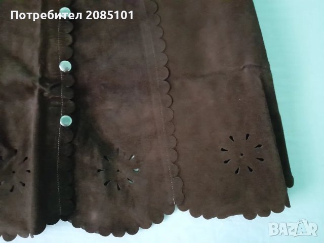 Дамска кожена пола, снимка 4 - Поли - 47805721