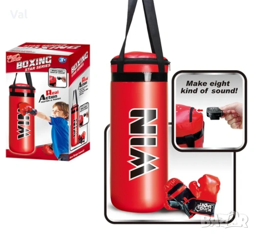 Комплект боксова круша с ръкавици за деца WJ114, снимка 4 - Други - 53301618