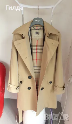 Burberry шлифер тренчкот M 38, снимка 6 - Шлифери - 49784750