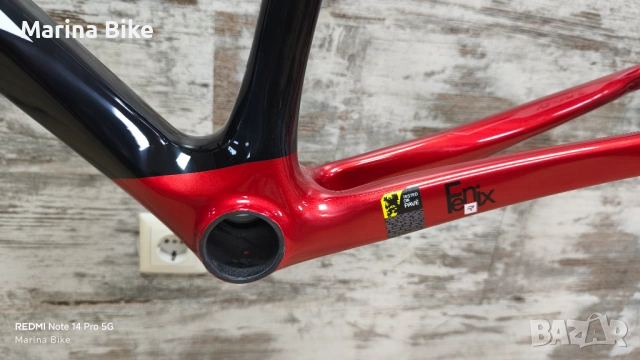 НОВА карбонова шосейна рамка Ridley Fenix SLiC Disc Forza Cirrus Pro | M, снимка 16 - Части за велосипеди - 53219075