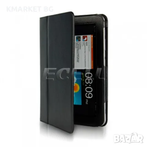 Samsung Galaxy TAB 8.9" Кожен Калъф Черен, снимка 1