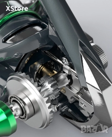 Макара за спининг с метална шпула и стоп лагер Osako, снимка 5 - Макари - 52520307