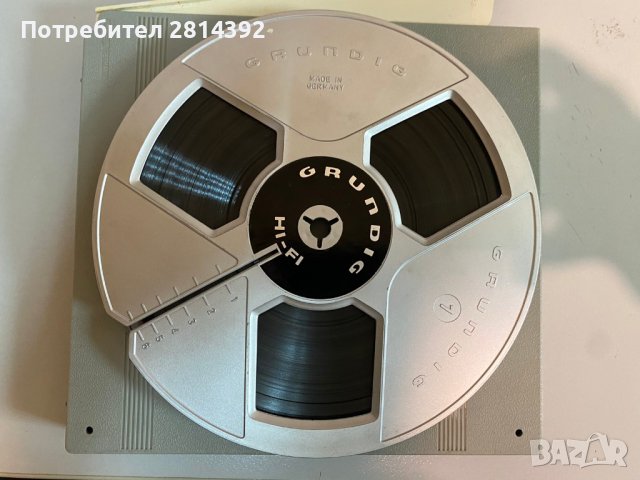 Магнетофонна Ролка GRUNDIG HI-FI Металик Metallic КАТО НОВА, с кутия, снимка 1