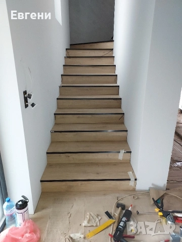 ламинат стълбище 