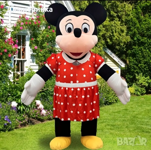 Надуваем костюм на мини маус 