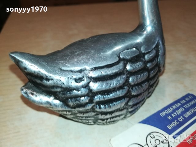 ЛЕБЕД-15Х13Х6СМ-ВНОС ФРАНЦИЯ 0810231114, снимка 9 - Антикварни и старинни предмети - 42479344