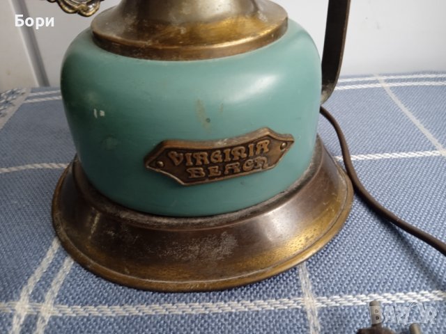 Virginia Beach месинг/мед Настолна лампа, снимка 2 - Настолни лампи - 39492411