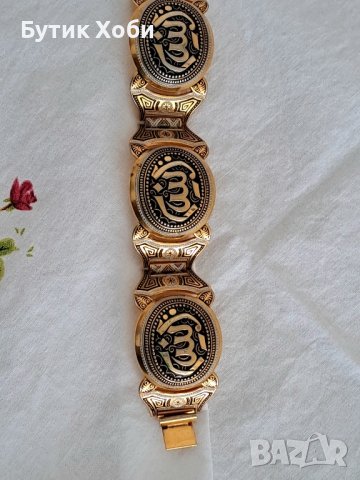 Масивна гривна ,,Толедо голд,,, снимка 6 - Антикварни и старинни предмети - 41973976