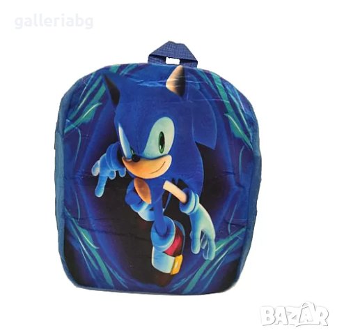 Плюшена раница на Соник
