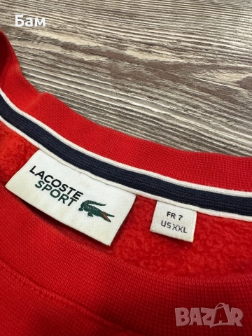 Оригинална мъжка блуза Lacoste размер ХХЛ , снимка 5 - Блузи - 52514677