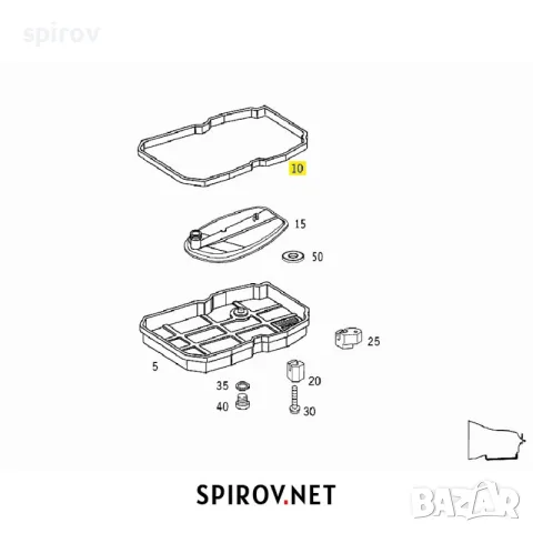 Гарнитура автоматична скоростна кутия Mercedes 722.6 5G-Tronic, снимка 3 - Части - 55703281