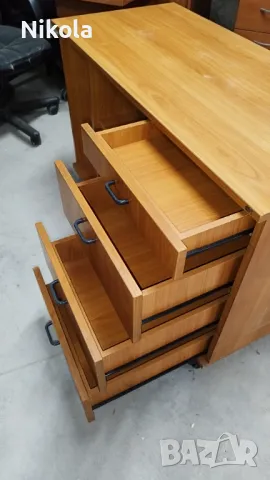 Офис шкаф  с 4 чекмеджета - помощно бюро- маса 110/50/68см, снимка 3 - Шкафове и рафтове - 50124803