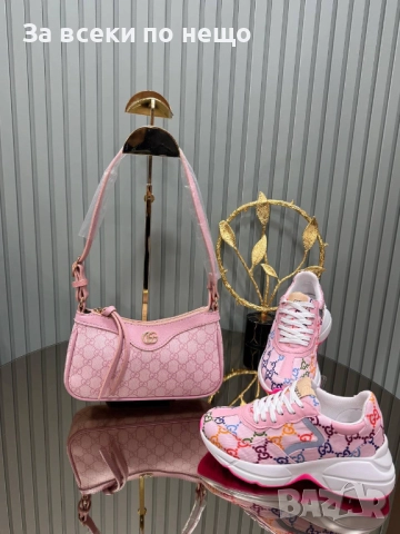 Gucci Комплект Дамски Маратонки И Дамска Чанта - Налични Различни Модели Код SK394, снимка 9 - Маратонки - 52862704