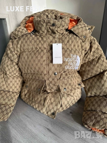 Дамско Зимно Яке ⚜️The North Face Gucci , снимка 5 - Якета - 52644131