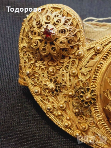 Прекрасни филигранни пафти с живачна позлата,втората пафта е с цена 1800 лв., снимка 10 - Антикварни и старинни предмети - 52074993