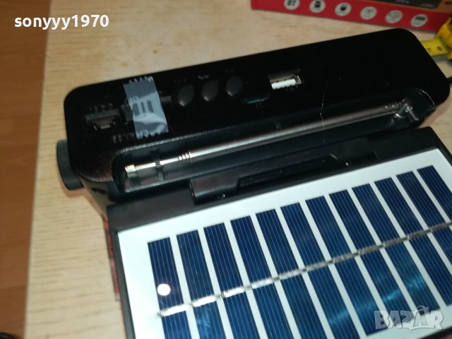 РАДИО С ФЕНЕР И СОЛАРЕН ПАНЕЛ 0211250448, снимка 10 - Радиокасетофони, транзистори - 52260416
