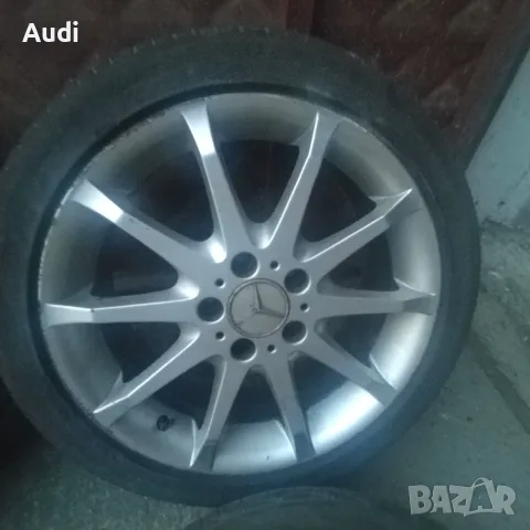 Комплект джанти с гуми 17 цола за Mercedes Benz Алуминиеви джанти 17 цола 7J ET49, снимка 3 - Гуми и джанти - 55710428