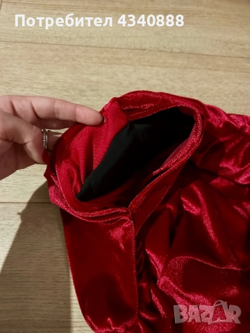 Дамска кадифена рокля, снимка 7 - Рокли - 52860541