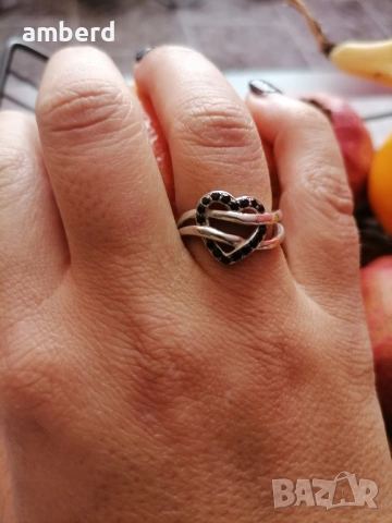 Страхотен сребърен пръстен - модел R003, снимка 6 - Пръстени - 53517191