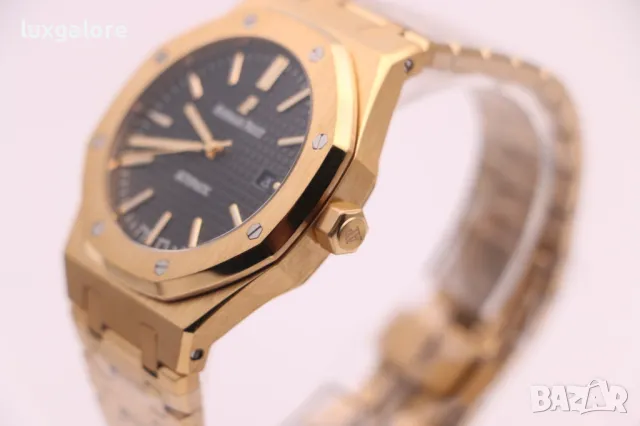 Мъжки часовник Audemars Piguet Royal Oak Series Gold с автоматичен механизъм, снимка 2 - Луксозни - 47924406