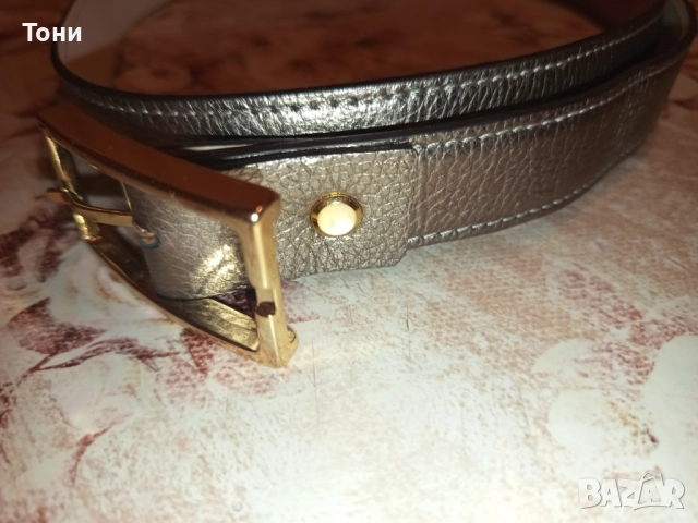 CORTI MILANO Оригинал Нов Дамски Колан от Естествена Кожа 90см., снимка 3 - Колани - 52777265