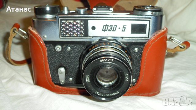 Фотоапарати КИЕВ   ФЕД 5  СМЕНА 8М  - 3бр, снимка 7 - Фотоапарати - 40287566