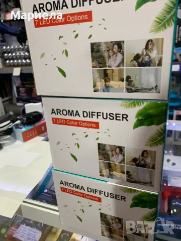 Ароматерапевтичен овлажнител с дифузор за етерично масло, 500 ml ултразвуков, снимка 2 - Други - 47516773