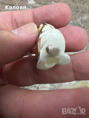 Бухалче керамично фигурка , снимка 3 - Фигурки - 51170337