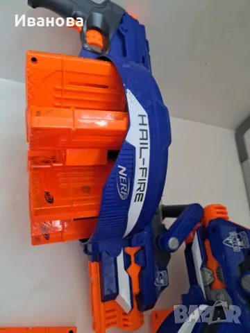 Nerf Gun N-Strike Elite Hail Fire   , бластер с батерии, снимка 11 - Други - 41495524
