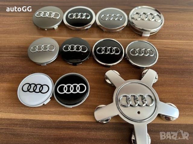 Капачки джанти Audi/Ауди няколко размера, снимка 2 - Аксесоари и консумативи - 42873315