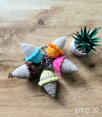 Ключодържател/украшение за чанта Сладолед, снимка 3 - Други - 40732202