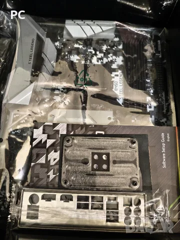 ънна платка ASRock B450 Steel Legend АМ4 Тествана, пълен комплект / Обновен BIOS до последна версия